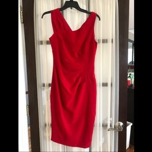 Red fitted Laundry by Shelli Segal dress